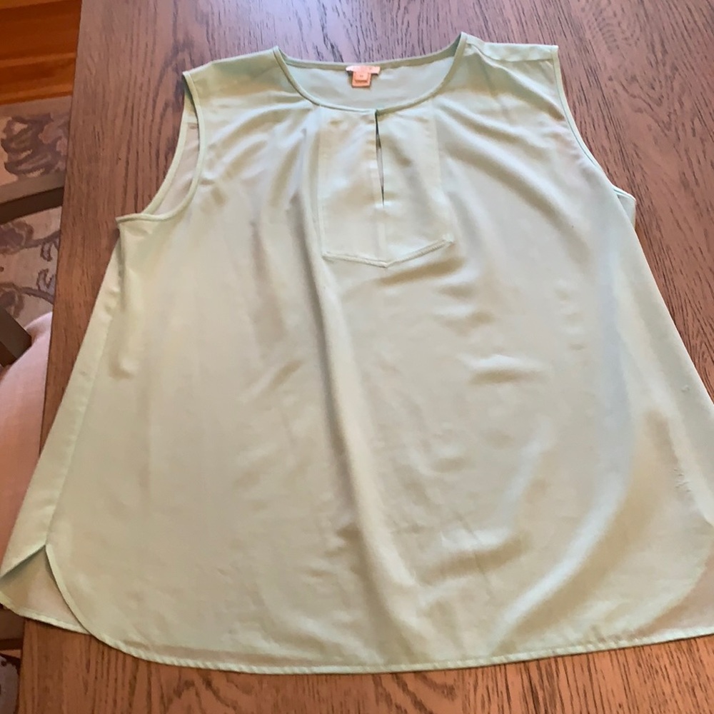 J Crew sleeveless top
